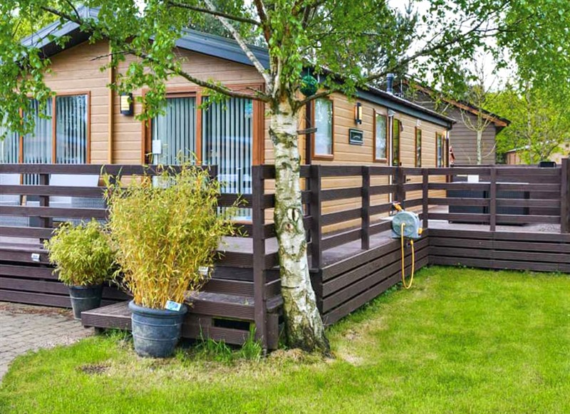 Bluebell Lodge, Felton, near Morpeth has a hot tub