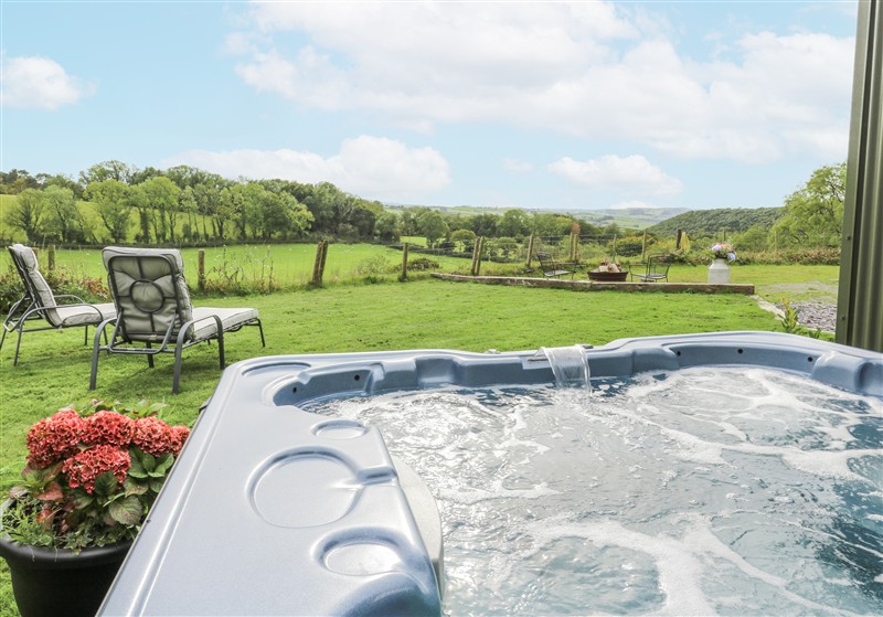 Brondel Luxury Shepherd's Hut, Aberystwyth, Ceredigion sleeps 4 people