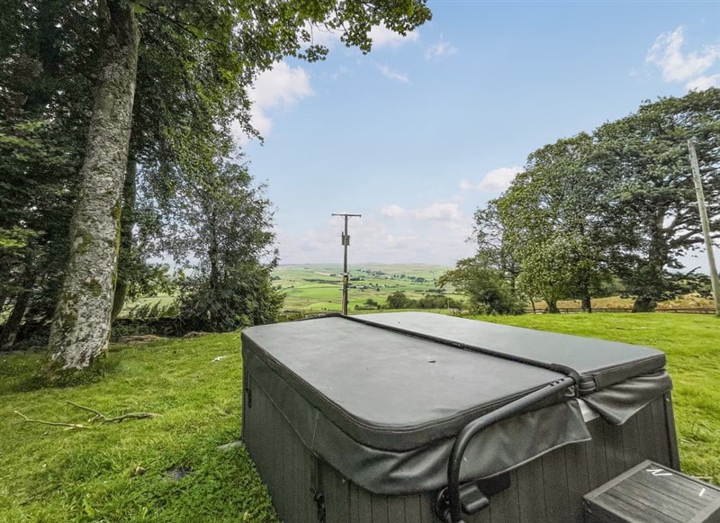 Cefn Hir Fynydd, Corwen has a hot tub