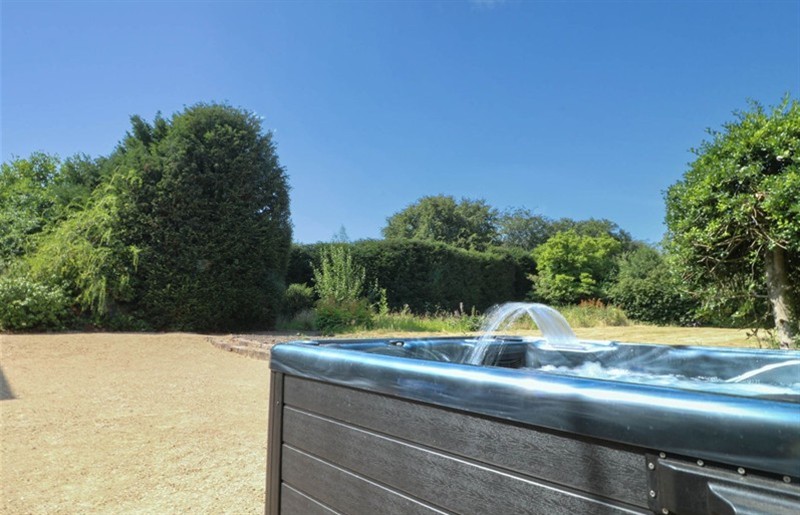 The hot tub at Bardon Hill Manor, Bardon Hill near Coalville, Leicestershire