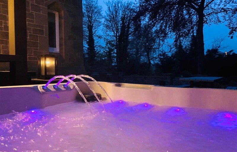 The hot tub at Chowdene Lodge Estate, Newcastle, Tyne and Wear