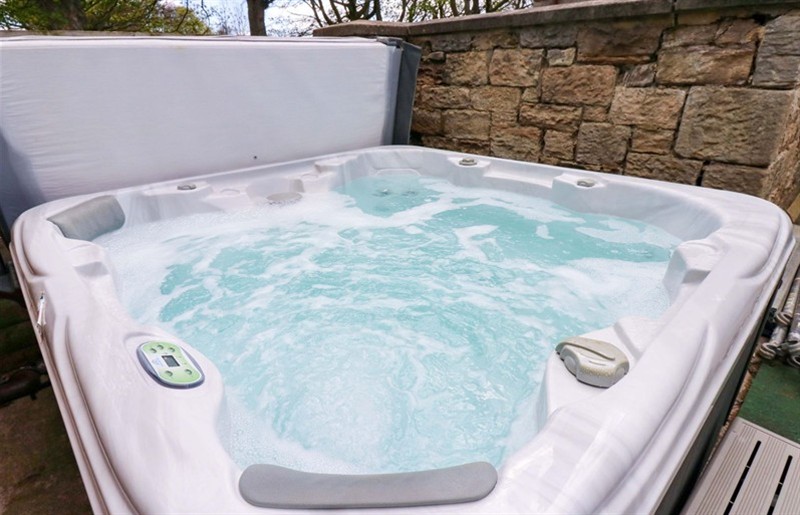 The hot tub at Flaxstead Grange, Newbottle, Tyne and Wear