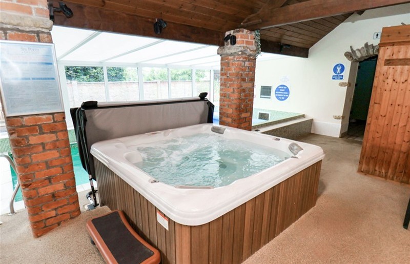 The hot tub at Granary, Pickering, North York Moors National Park
