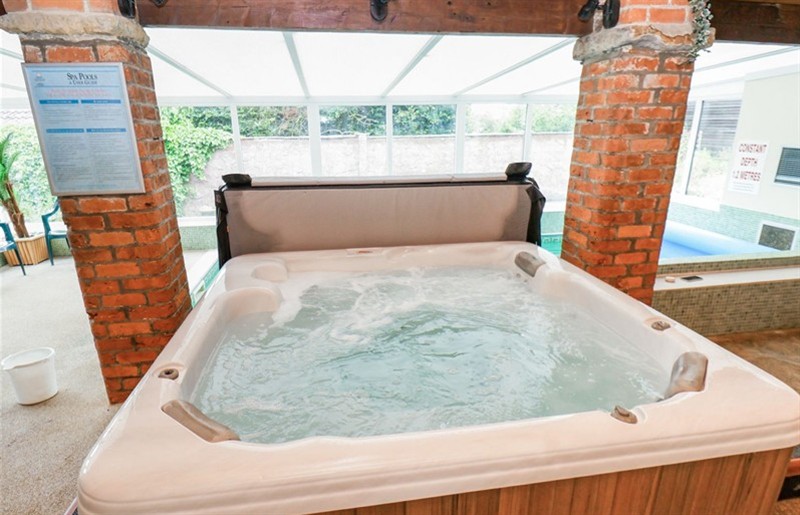 The hot tub at Owl, Pickering, North York Moors National Park