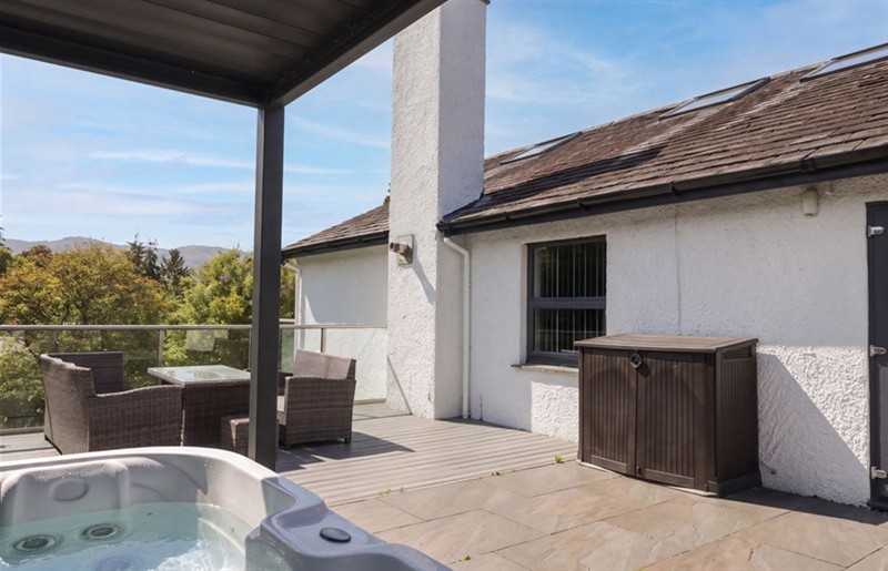 The hot tub at Rayrigg on the Lakes, Bowness-On-Windermere, Lake District