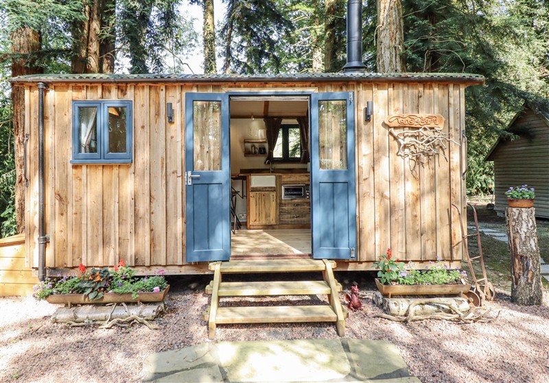 Tanglewood Shepherds Hut, Leighton near Welshpool, Powys sleeps 2 people
